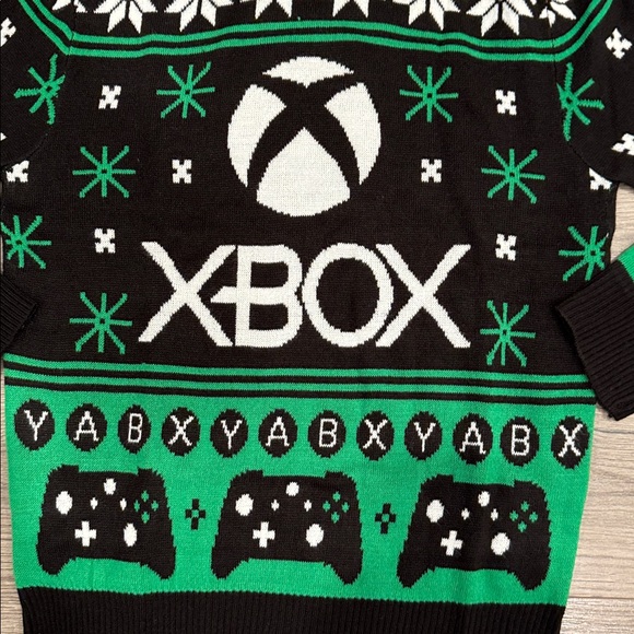 XBOX Christmas Ugly Sweater Men’s Size Extra Small - Picture 2 of 5